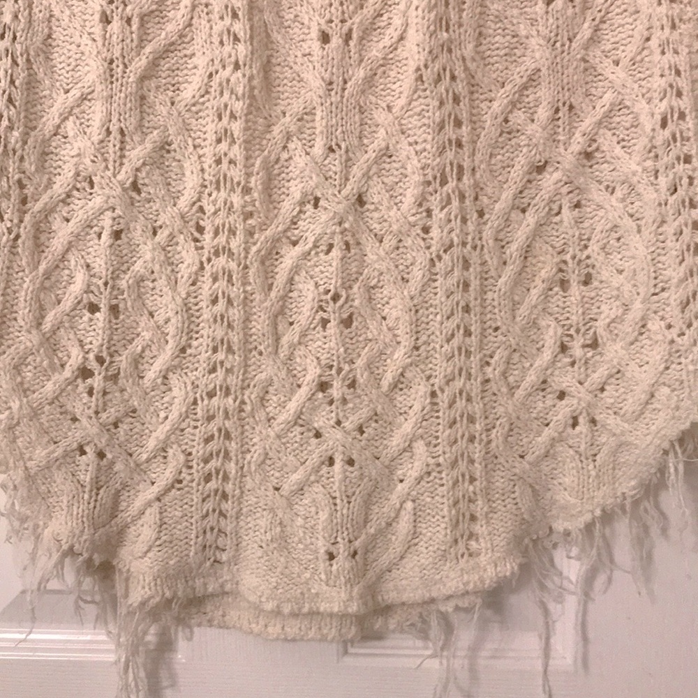 FREE PEOPLE Cross My Heart Distressed Sweater XS - Picture 6 of 9